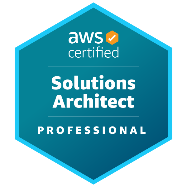 AWS Solutions Architect Professional Certification Badge